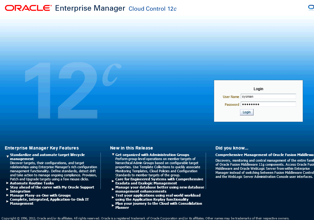 Cloud Control 12c - Setup and Download Software
