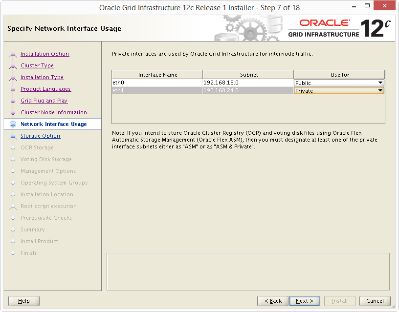 Install Oracle 12c Grid Infrastructure 07