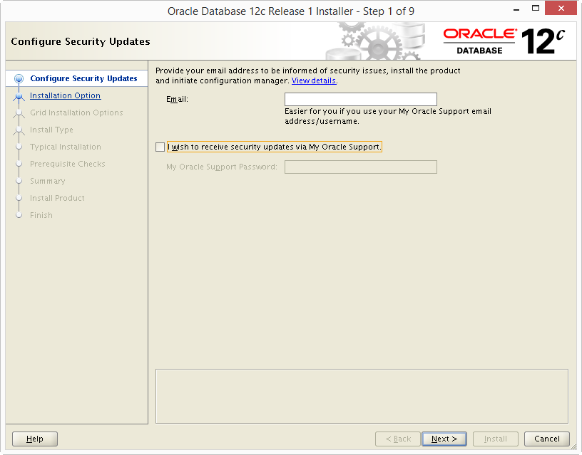 Install Oracle 12c RAC DB 01