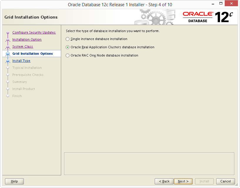 Install Oracle 12c RAC DB 04