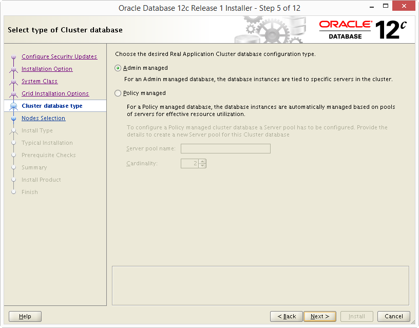 Install Oracle 12c RAC DB 05