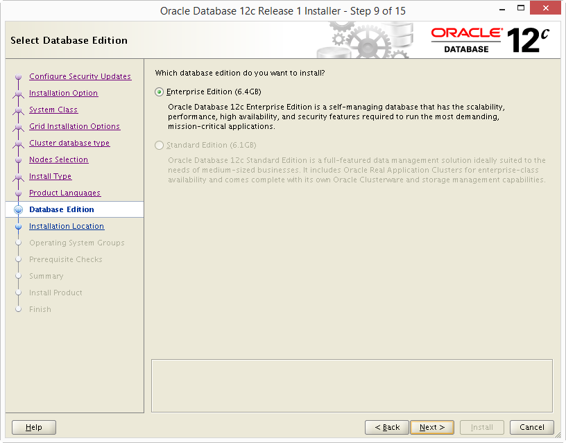Install Oracle 12c RAC DB 09