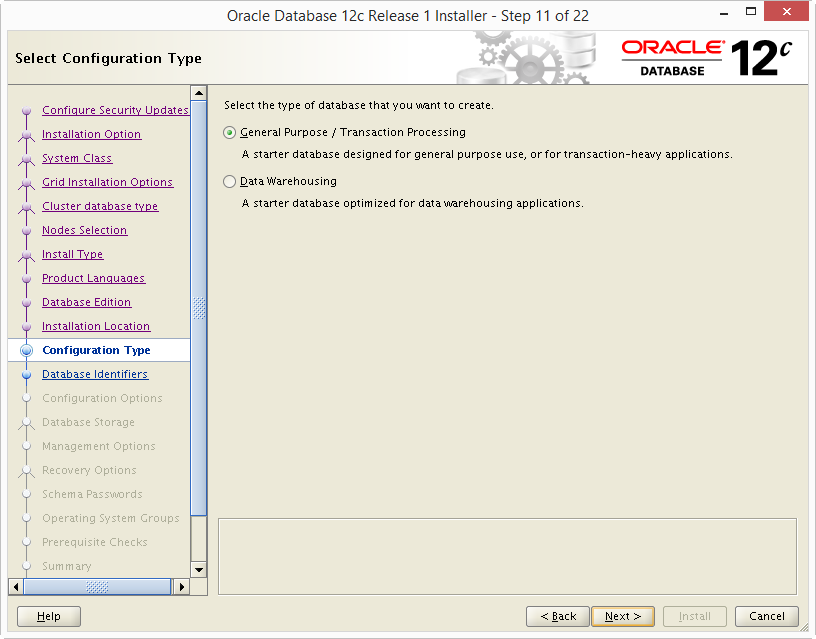 Install Oracle 12c RAC DB 11