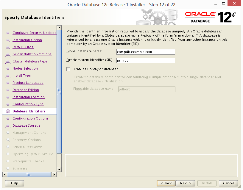 Install Oracle 12c RAC DB 12