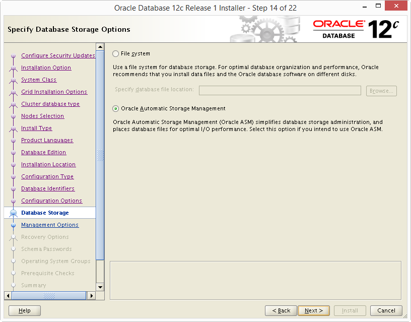 Install Oracle 12c RAC DB 14