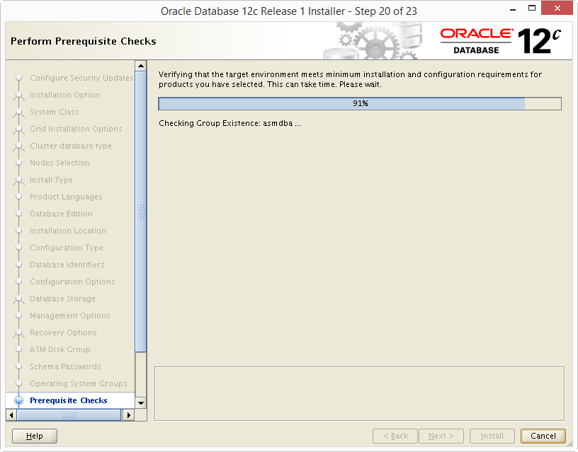 Install Oracle 12c RAC DB 20
