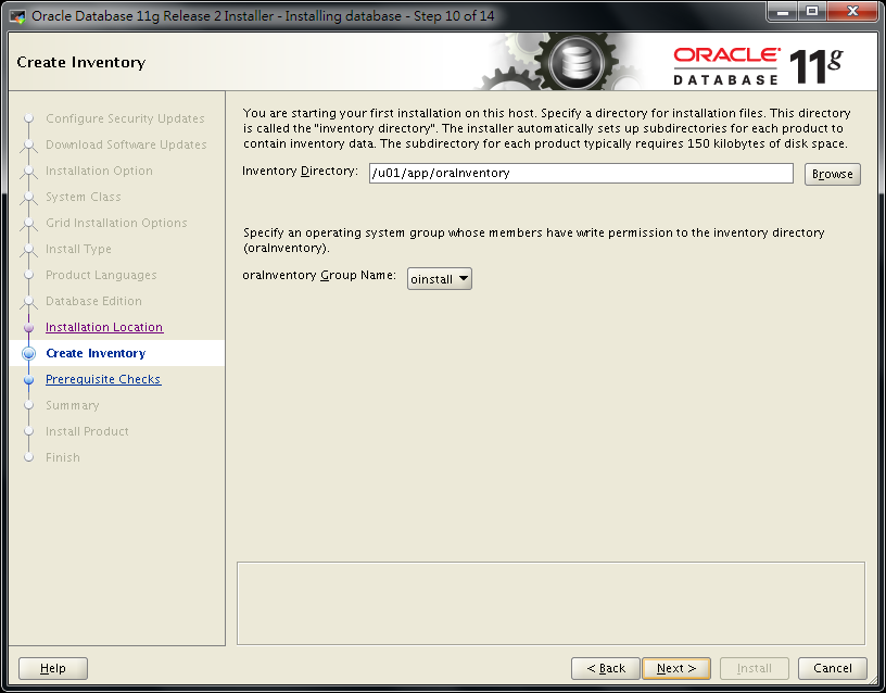 Install Oracle Database 11.2.0.4 on Oracle Linux 7.2 - 10