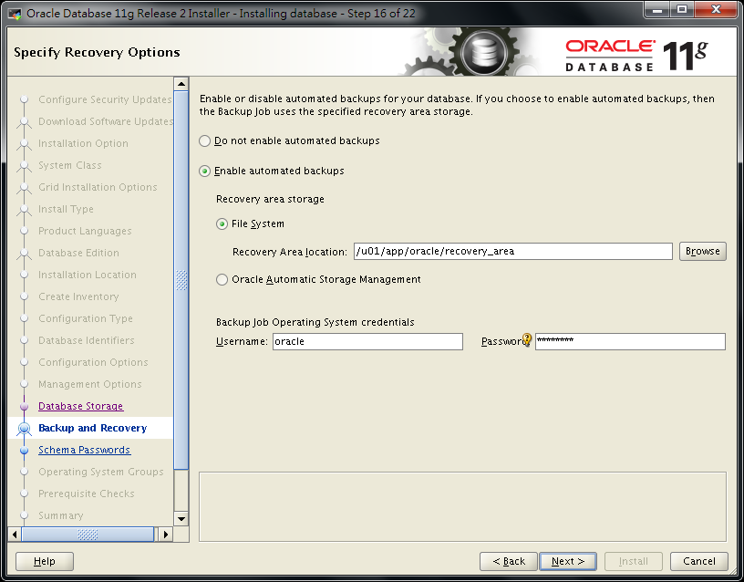 Install Oracle Database 11.2.0.4 on Oracle Linux 7.2 - 18