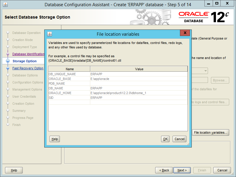 Oracle DBCA 12.2 - Step 05-1