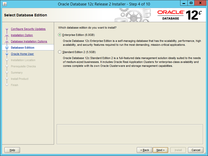 Oracle 12.2 OUI - Step 04
