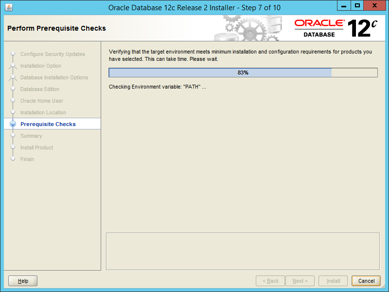 Oracle 12.2 OUI - Step 07