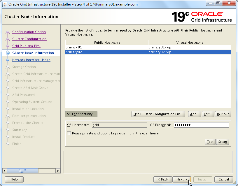 Oracle 19c Grid Infrastructure Installation - 04 - 05