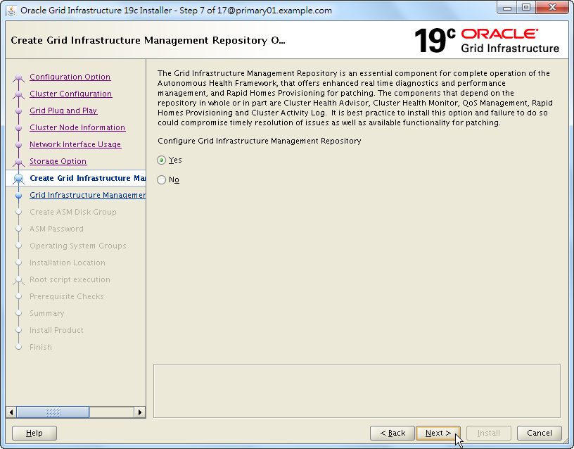 Oracle 19c Grid Infrastructure Installation - 07
