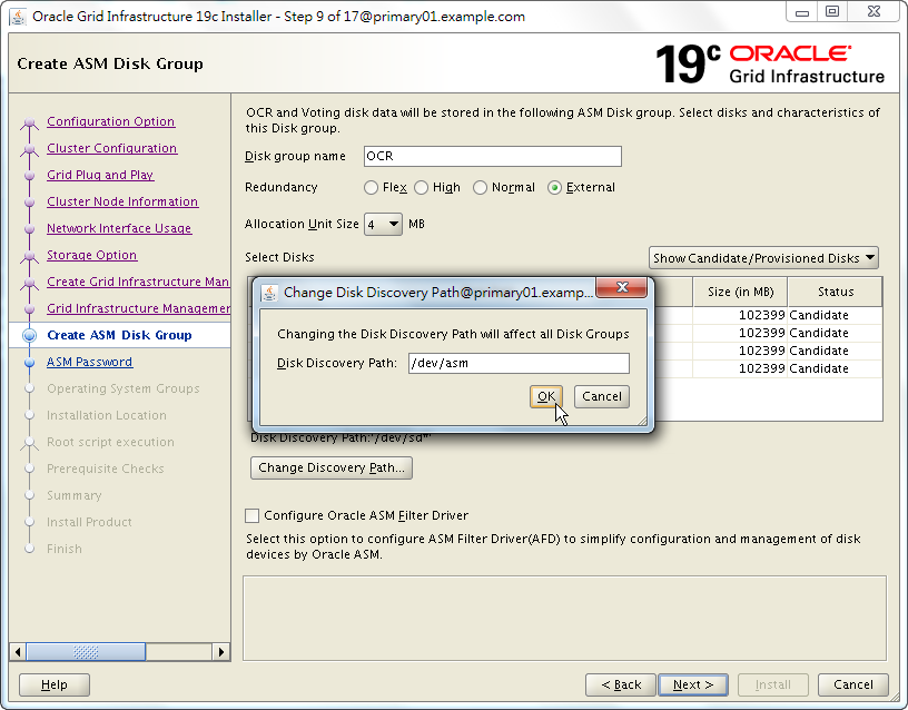 Oracle 19c Grid Infrastructure Installation - 09 - 02