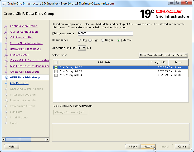 Oracle 19c Grid Infrastructure Installation - 10