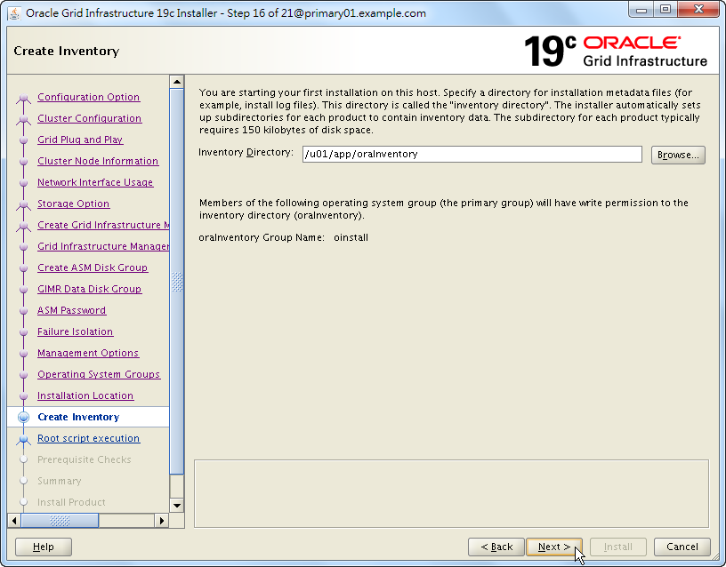Oracle 19c Grid Infrastructure Installation - 16