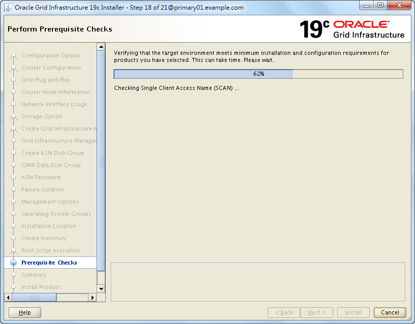 Oracle 19c Grid Infrastructure Installation - 18 - 01