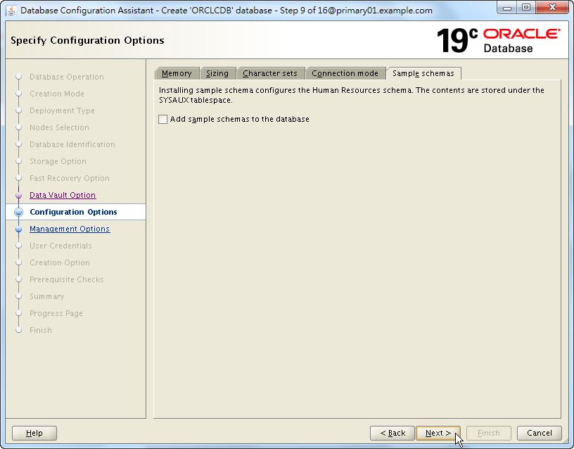 Oracle 19c Database Creation by DBCA - 09 - 05