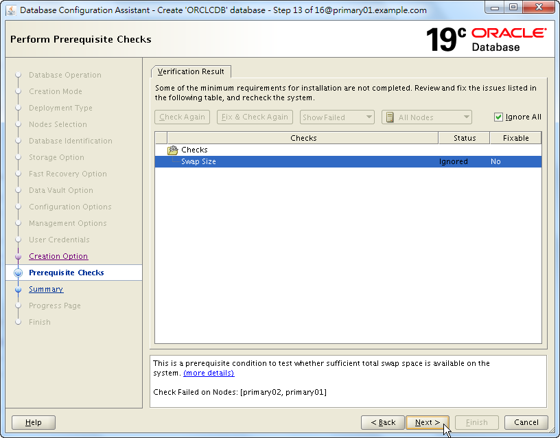 Oracle 19c Database Creation by DBCA - 13 - 02