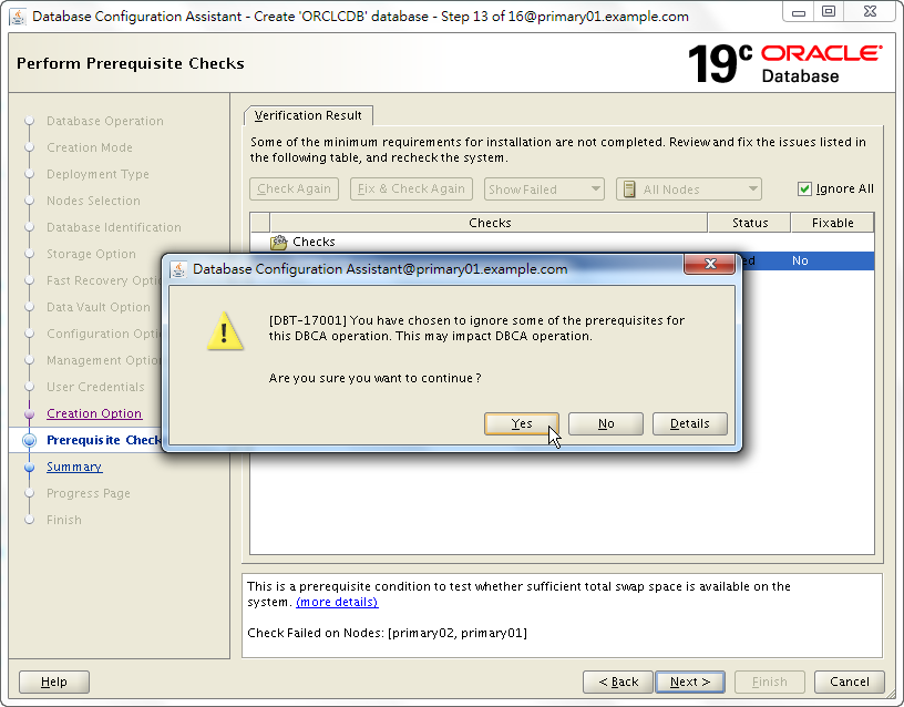 Oracle 19c Database Creation by DBCA - 13 - 03