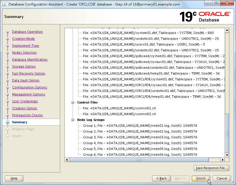 Oracle 19c Database Creation by DBCA - 14 - 04
