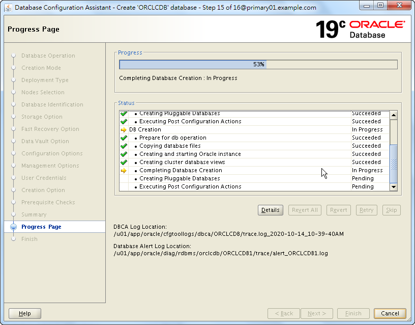 Oracle 19c Database Creation by DBCA - 15 - 02