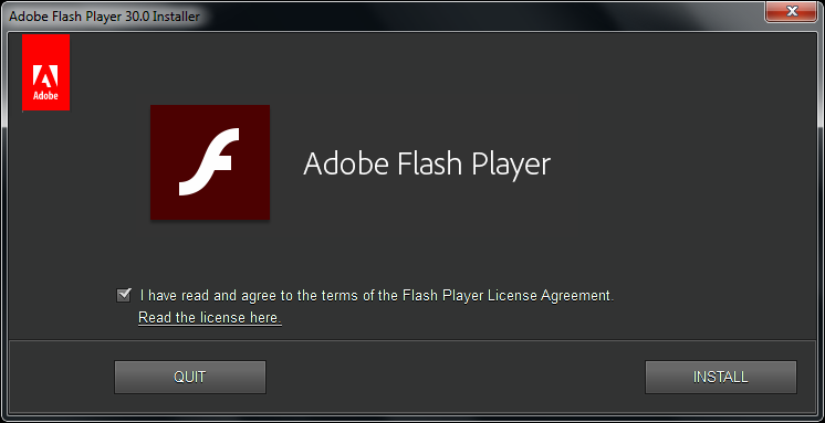 Adobe Flash Player Installation