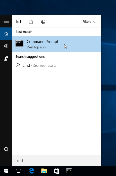 Windows 10 - Search Box