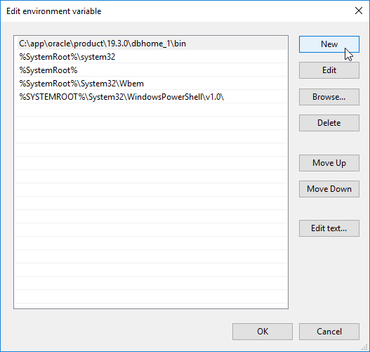Windows - Environment Variable Editor - Edit PATH