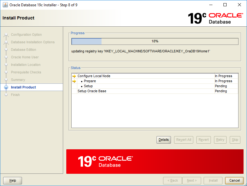 Oracle Software 19.3 Installation on Windows - 08