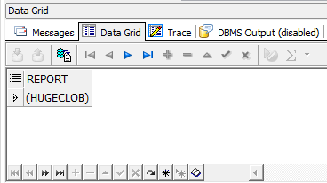 Data Grid HugeClob - Toad for Oracle