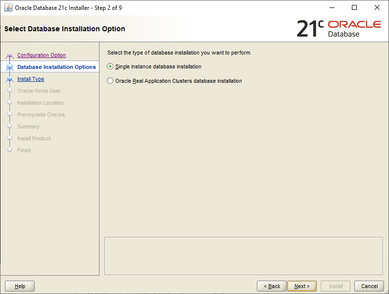 Oracle Software 21.3 Installation on Windows - 02
