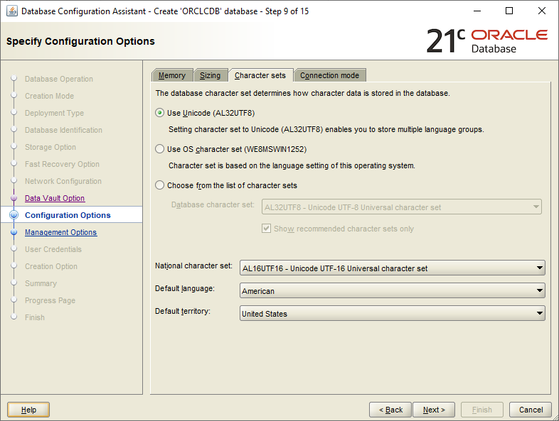 Oracle Database 21.3 Creation - 09-3