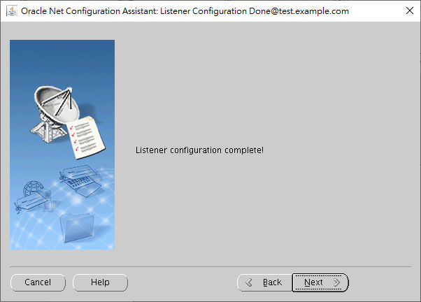 Listener Configuration by NETCA