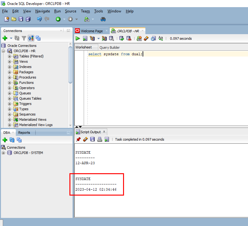 SQL Developer - New NLS_DATE_FORMAT
